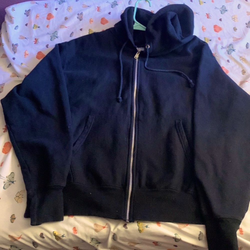 Black Champion Zip Up